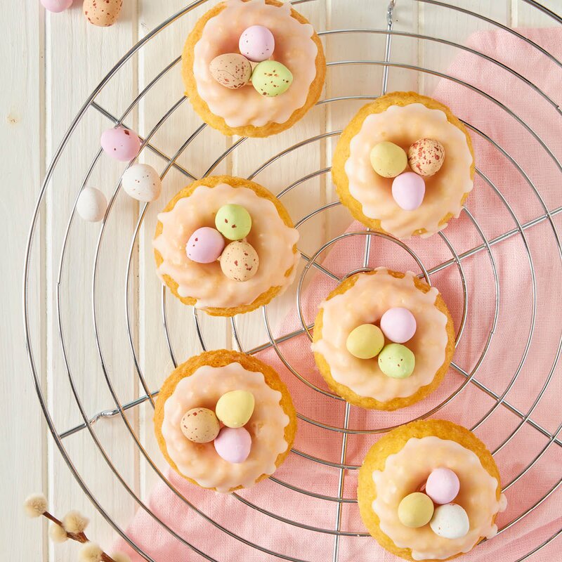 Birkmann Minibakeform 6 stk 26x18 cm sølv