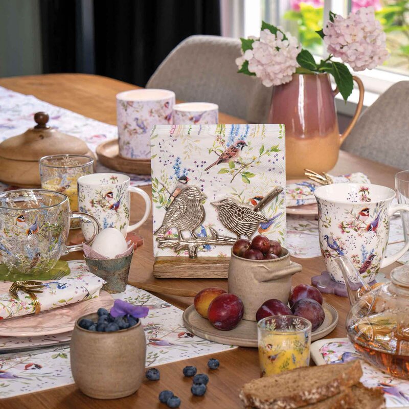 Ambiente Serviett 33x33 cm 20 stk Busy Birds