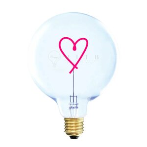 Elements Lighting MITB lyspære LED 17 cm Hjerte rød