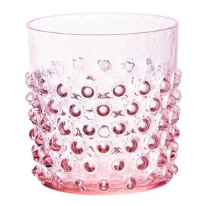 Klimchi Hobnail vannglass 15 cl rosaline