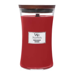 WoodWick Hourglass duftlys stor pomegranate