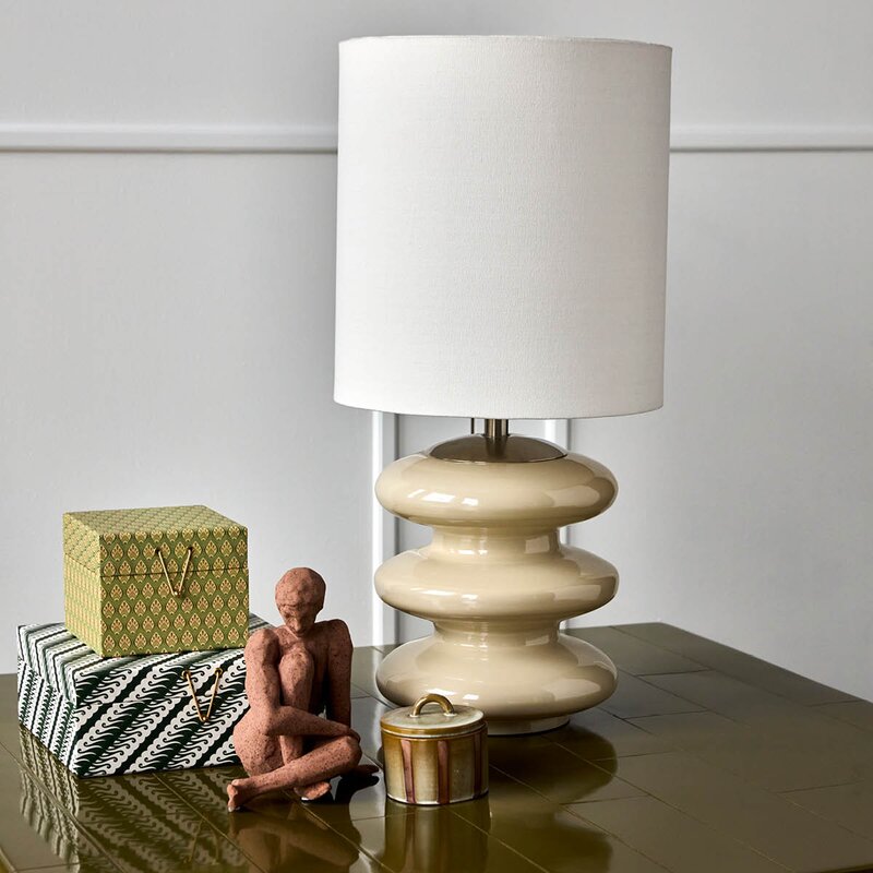 House Doctor Bordlampe Step L 69x33,5 cm off-white