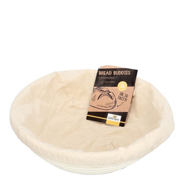 Birkmann Bread Buddies hevekurv med bomullslokk 25 cm