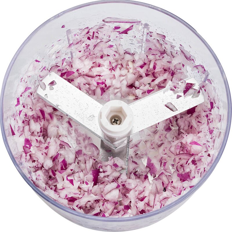 Lurch Multi Chopper multihakker med snor 13x10,5 cm grå/hvit