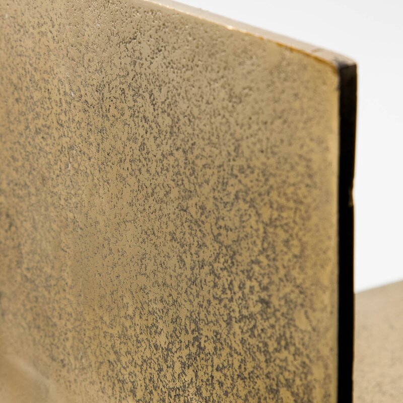 House Doctor Vegghylle Boxie i aluminium 50x18x50 cm gyllen