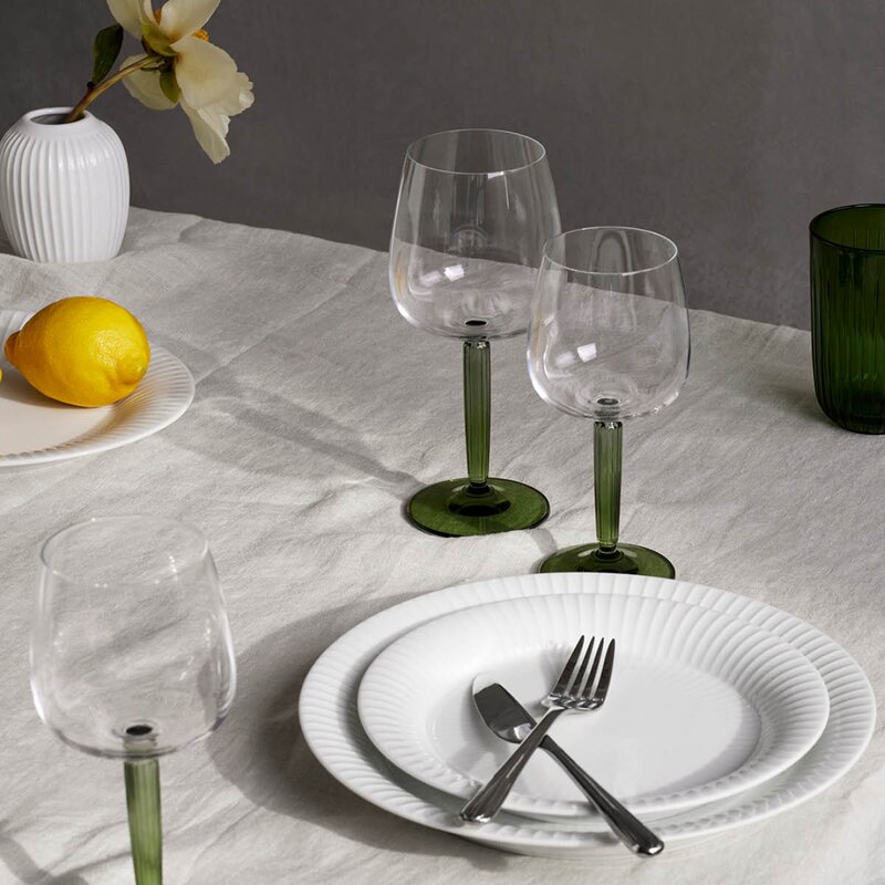 Kähler Hammershøi tallerken 27 cm 4 stk hvit