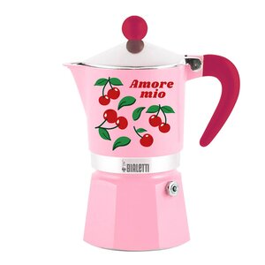 Bialetti Mercato Della Frutta espressokanne 3 kopper rosa