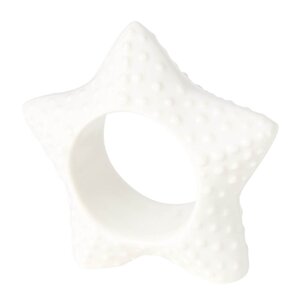 Lexington Serviettring 8x8 cm sjøstjerne hvit