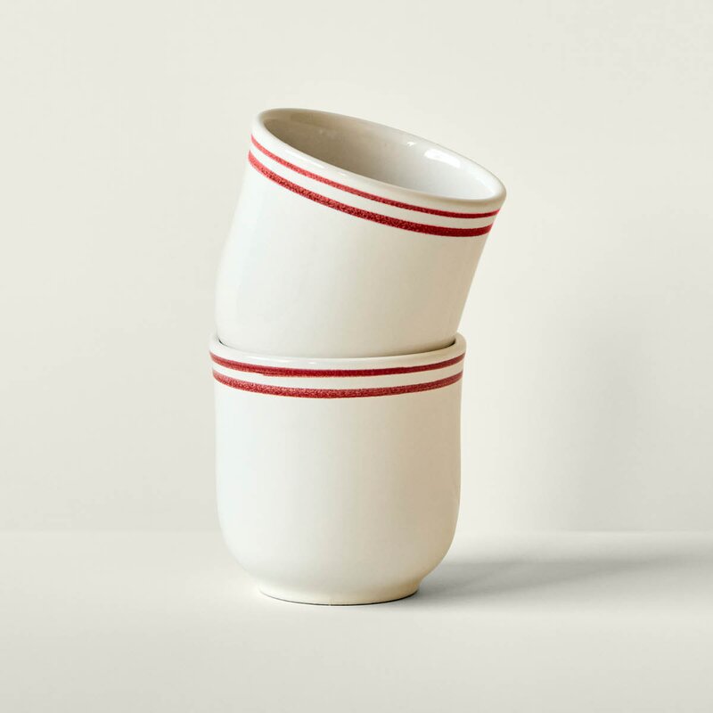 Nicolas Vahé Bistro krus 30 cl 2 stk rød/hvit