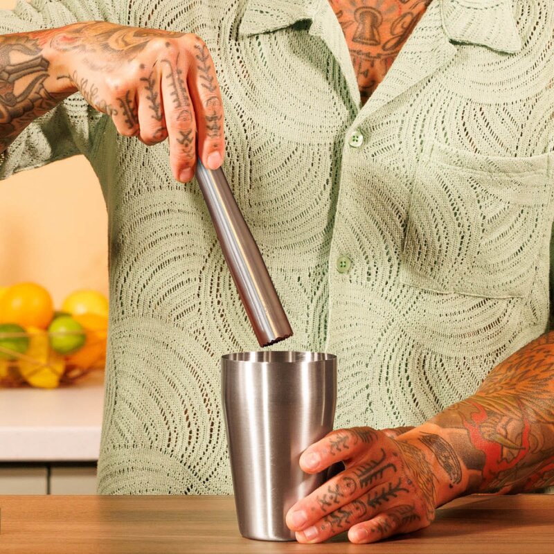 Vacu Vin Cocktailmuddler 22 cm i rustfritt stål