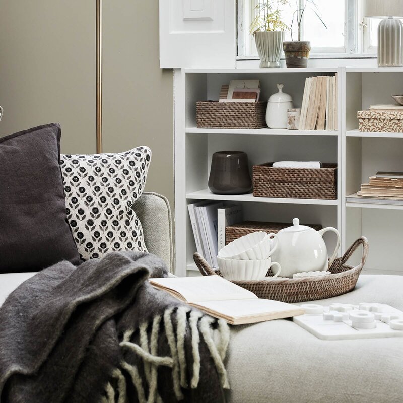 Lene Bjerre Nora kurv 11,5 cm rattan