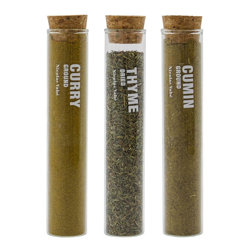 Nicolas Vahé Kryddersett 43g karri, timian, spisskummen