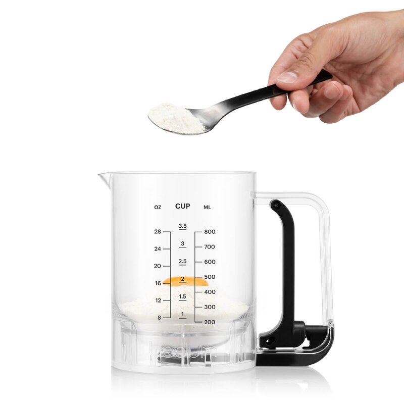 Bodum Bistro manuell pannekakemikser 0,8L svart