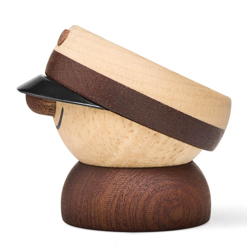 FableWood Student trefigur 4,5 cm gummitre/sapele/lønn