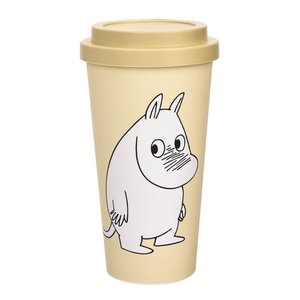 Nordicbuddies Mummi reisekopp 45 cl Mummitroll sjenert beige