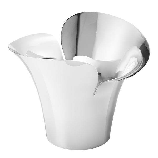 Georg Jensen Bloom Botanica blomsterpotte medium 19 cm sølv