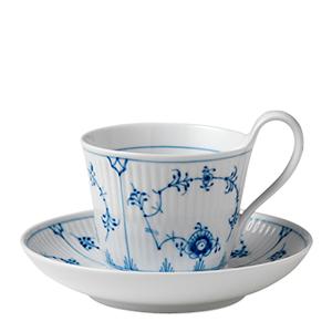 Royal Copenhagen Musselmalt Riflet kopp 25 cl
