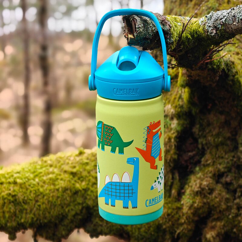 Camelbak Thrive Flip Straw Kids VSS drikkeflaske 0,35L dinosaur dino jam
