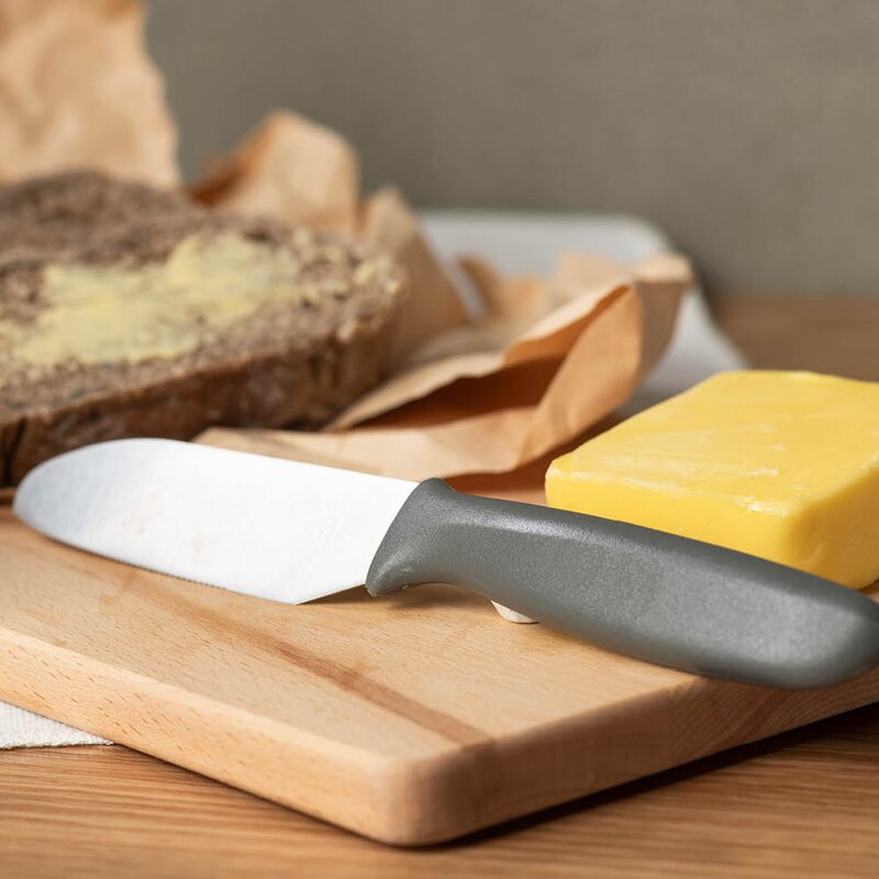 Anders Petter Classic smørkniv 21 cm stål/grå