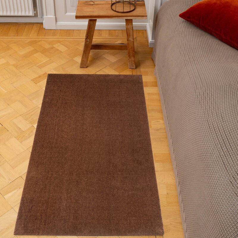 Tica Copenhagen Unicolor gulvmatte 120x67 cm cognac