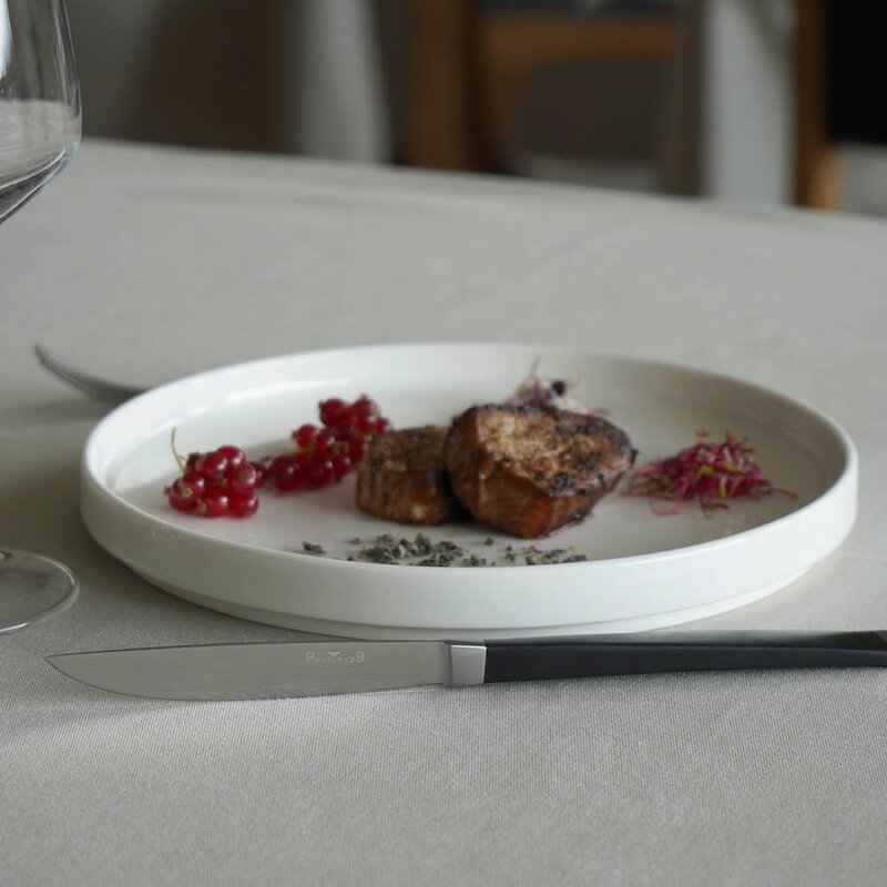 Pintinox Audrey grillkniv 23,5 cm 6 stk svart