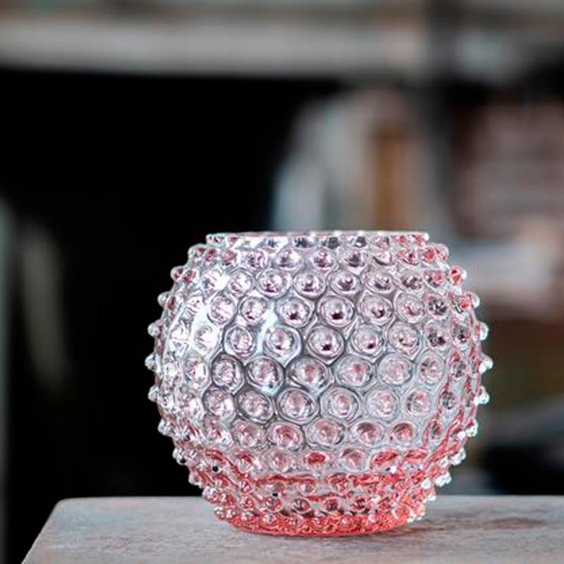 Klimchi Hobnail vase 25 cm rosaline