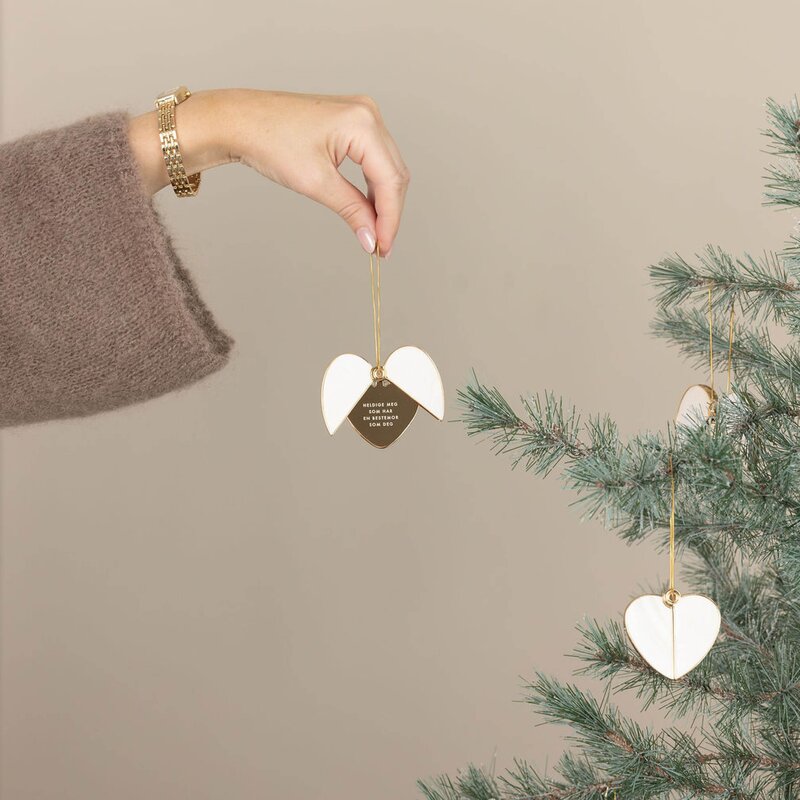 Pictureit Julepynt Bestemor perlemor og gull