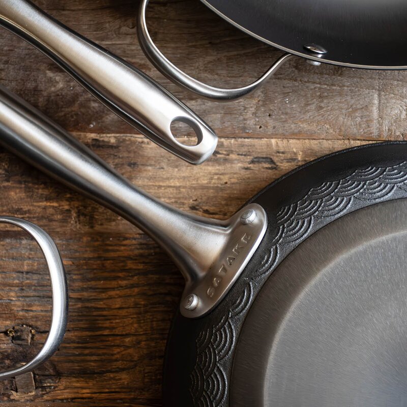 Satake Pure Pan stekepanne 32 cm støpejern nitrering