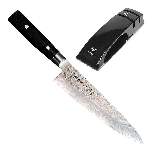 Yaxell Zen gavesett kokkekniv 20 cm + sliper