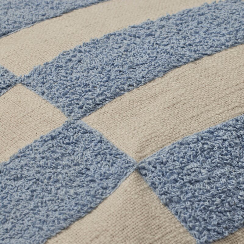 Broste Copenhagen Jane putetrekk 40x60 cm Dusty Blue/Oatmeal