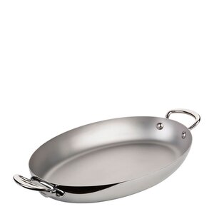 Mauviel Cook Style panne med to håndtak 30 cm stål
