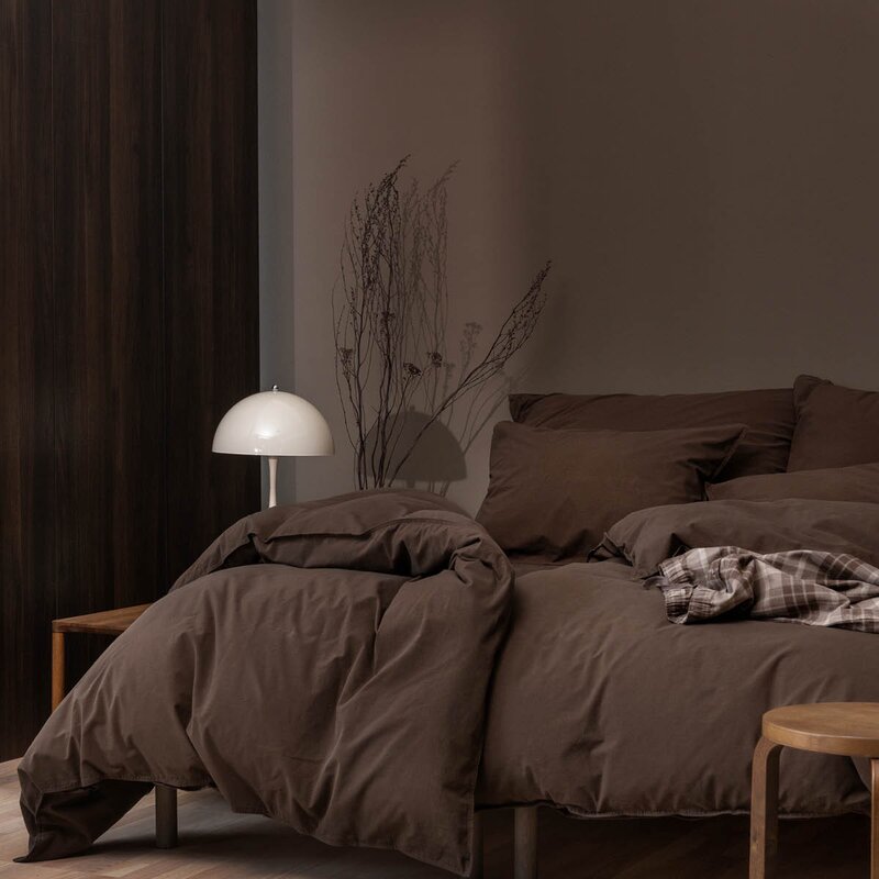 Høie Frøya sengesett 140x220 cm mørk brun