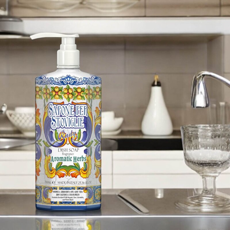 Rudy Profumi Maioliche oppvasksåpe 750 ml Aromatic herbs