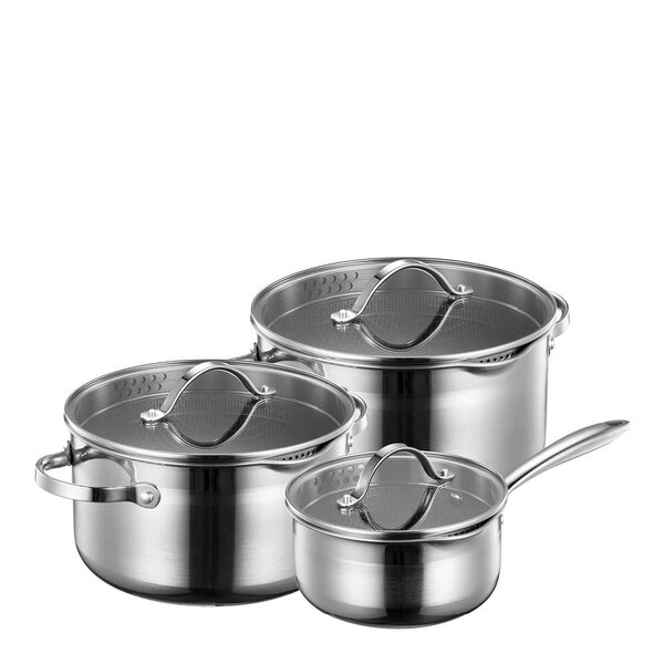 Sabor Optimal grytesett 3 deler 1,5/3,2/4,6L keramisk