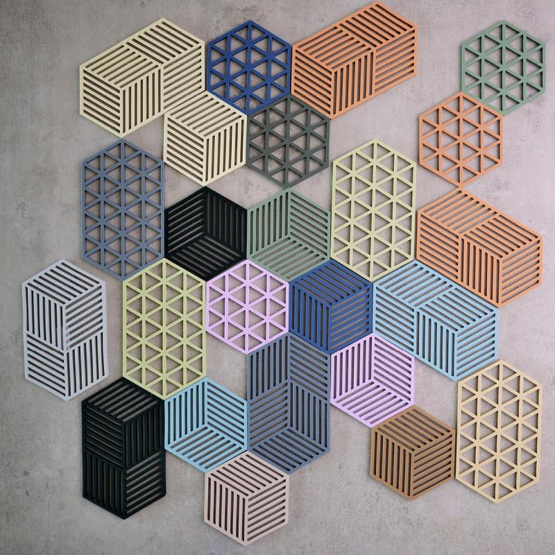 Zone Hexagon bordskåner 16 cm lupine