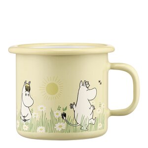 Muurla Mummikopp emalje 25 cl I hagen gul