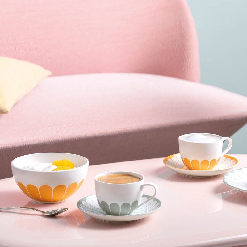 Villeroy & Boch Fleur soleil kaffekopp 16 cl gul