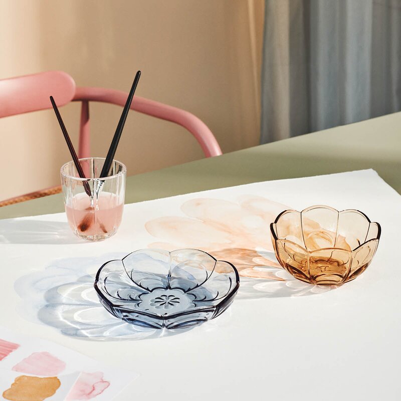 Holmegaard Lily isasjett 16 cm 2 stk blue iris