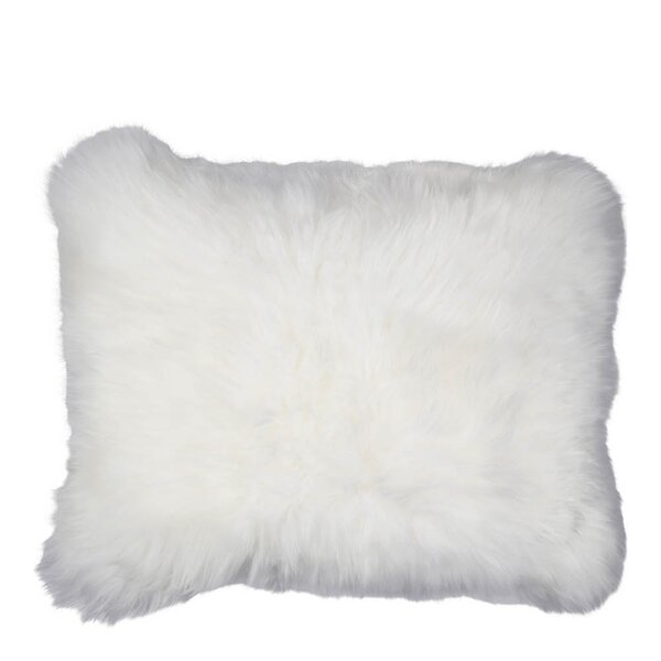 Natures collection A/S Pute new zealand lang ull 35x45 cm ivory