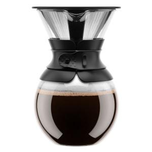 Bodum Pour Over kaffebrygger med filter 8 kopper 1 L svart