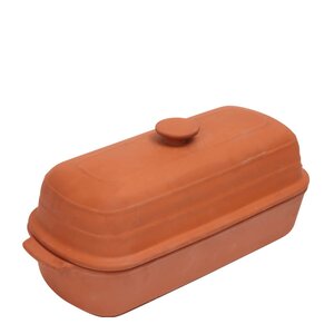 Dexam Terracotta brødform med lokk 31x14 cm