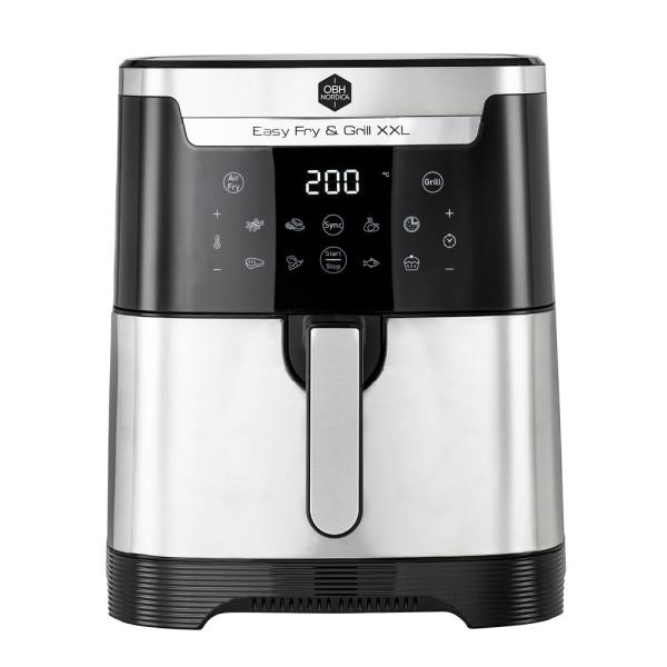 OBH Nordica Easy Fry & Grill XXL airfryer 6,5L 2-in-1 silver