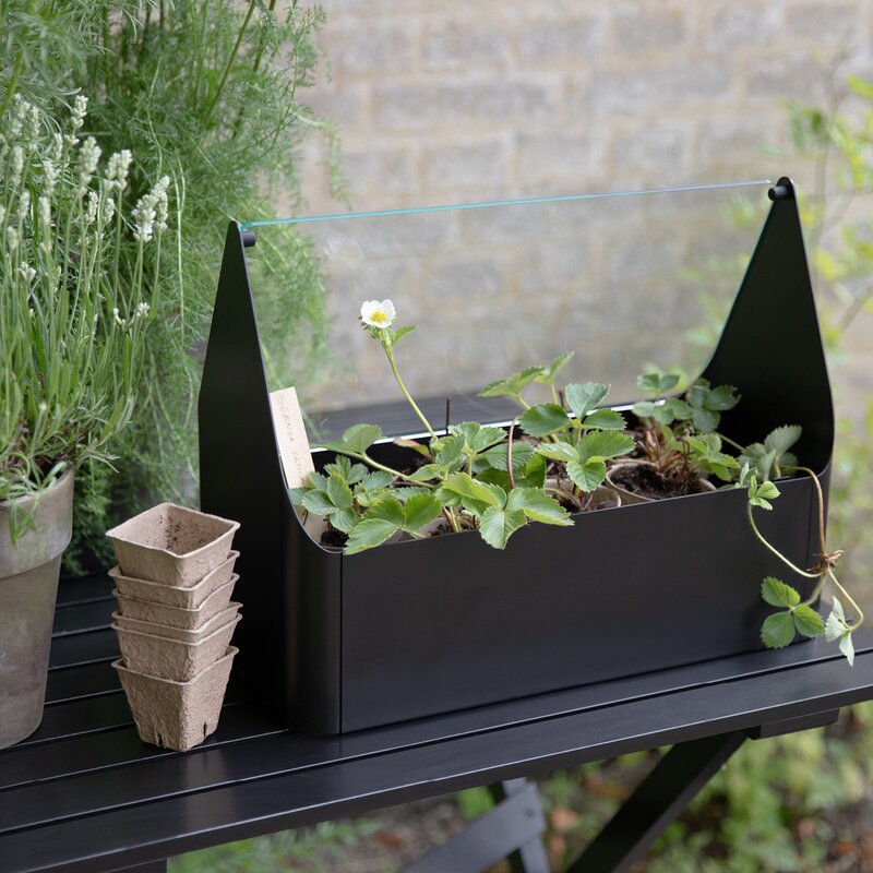 Eva Solo Simply Grow minidrivhus 20x42x32cm svart