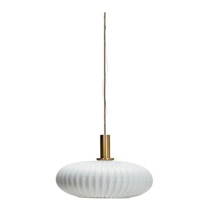 House Doctor Taklampe Fort 27x42 cm antikk messing/off-white