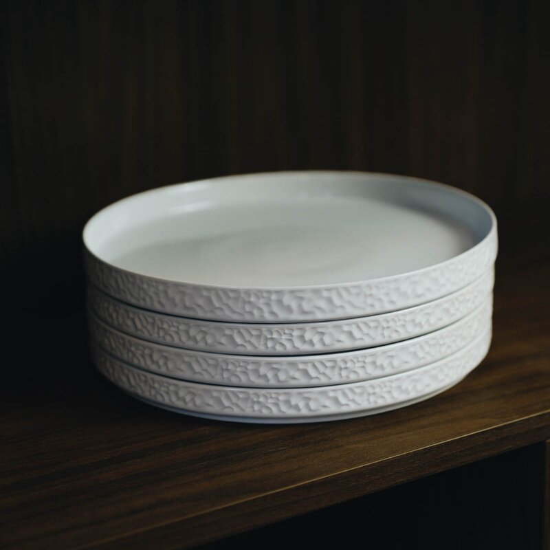 Vargen & Thor Servisen C tallerken 25 cm 4 stk hvit