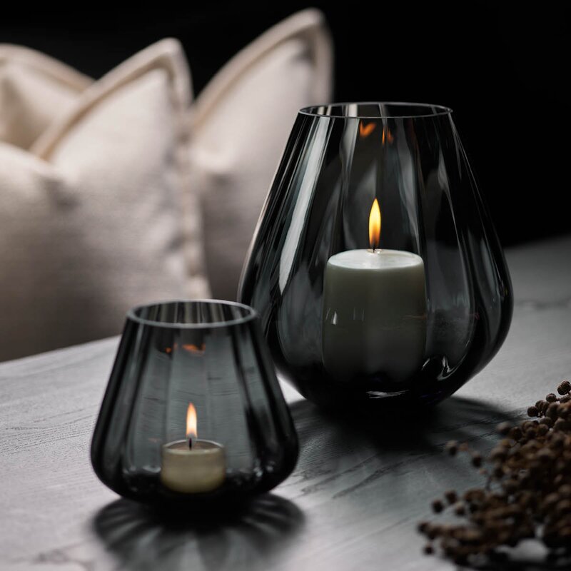 Magnor Rocks lykt xo 19x22 cm koksgrå