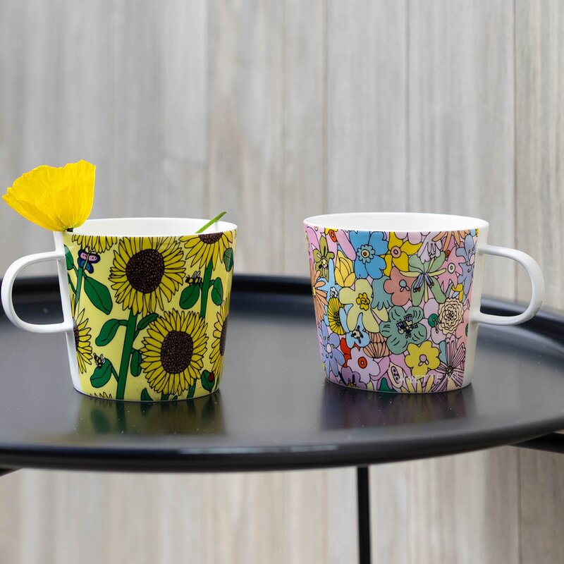 Modern House Anette Moi krus 27 cl blomster flerfarget