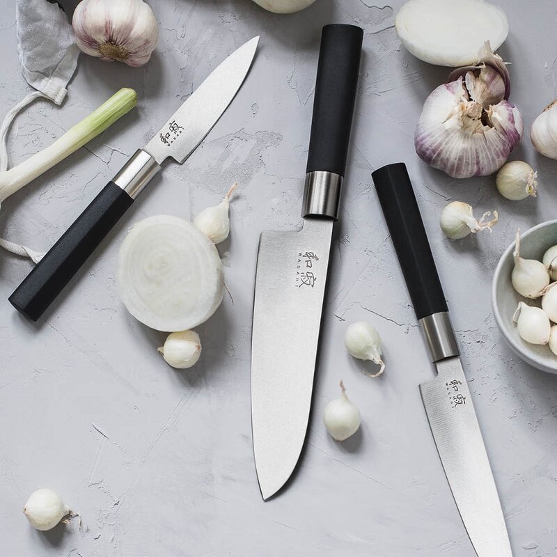 KAI Wasabi Black knivsett 3 deler 67S-300