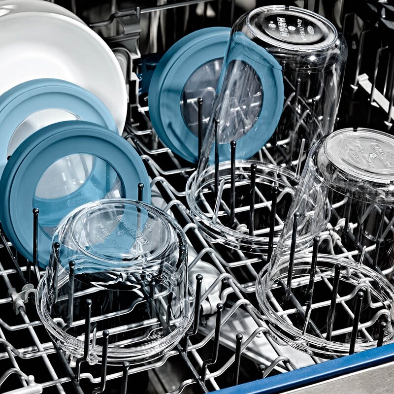 Oxo Twist & Stack oppbevaringsboks 59,2 cl 2 stk klar/blå