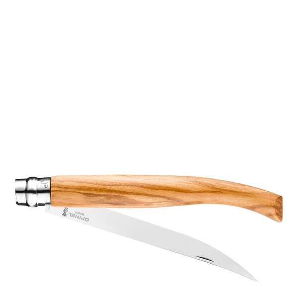 Opinel Nomad N15 foldekniv oliv speilblad